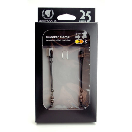 Spartacus Lavish Black Pearl Tweezer Clamps SPF-116 - Image 2