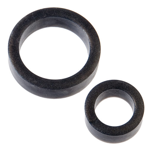 Doc Johnson Platinum Silicone The C-Ring Charcoal - Image 2