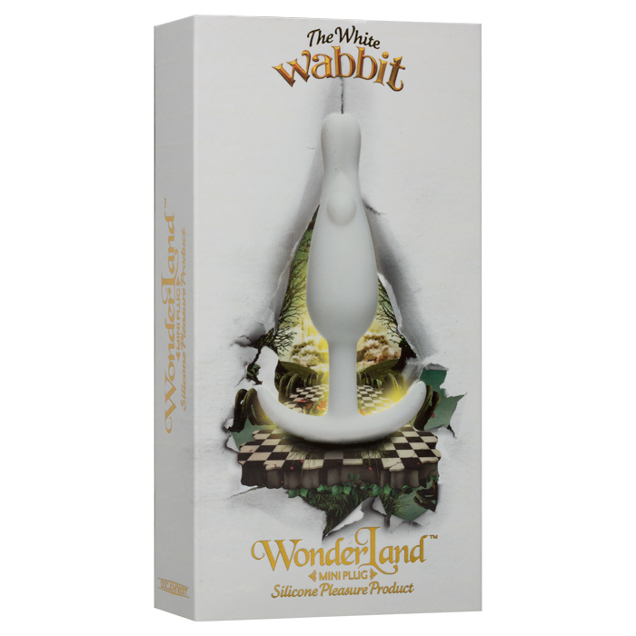Doc Johnson Wonderland Mini Plug The White Rabbit
