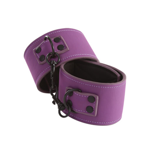 NS Novelties Lust Bondage Ankle Cuff Purple - Image 2