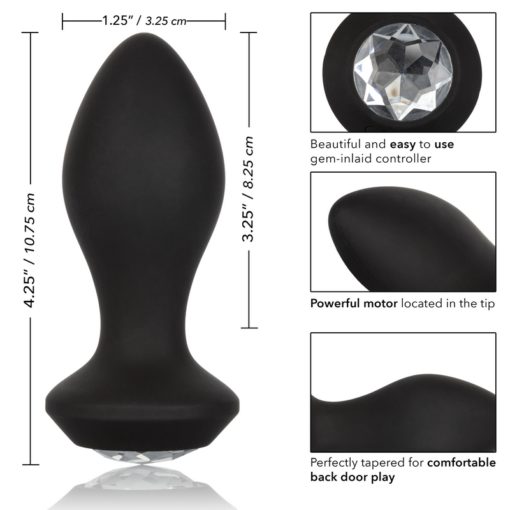 California Exotics  Power Gem® Vibrating Petite Crystal Probe - Image 3