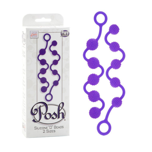 California Exotics Posh Silicone "O" Beads Purple