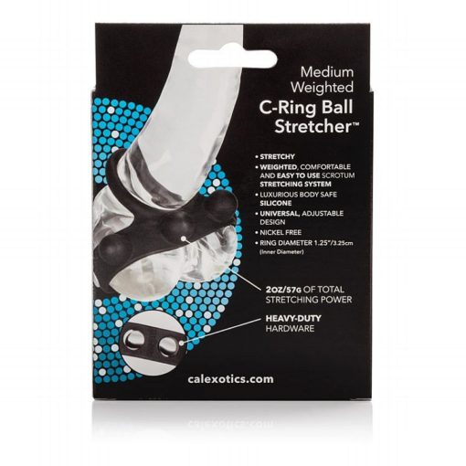 California Exotics Weighted C-Ring Ball Stretcher Medium - Image 3