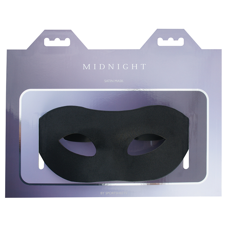 SportSheets Midnight Satin Mask