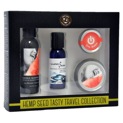 Earthy Body Hemp Seed Tasty Travel Set Watermelon