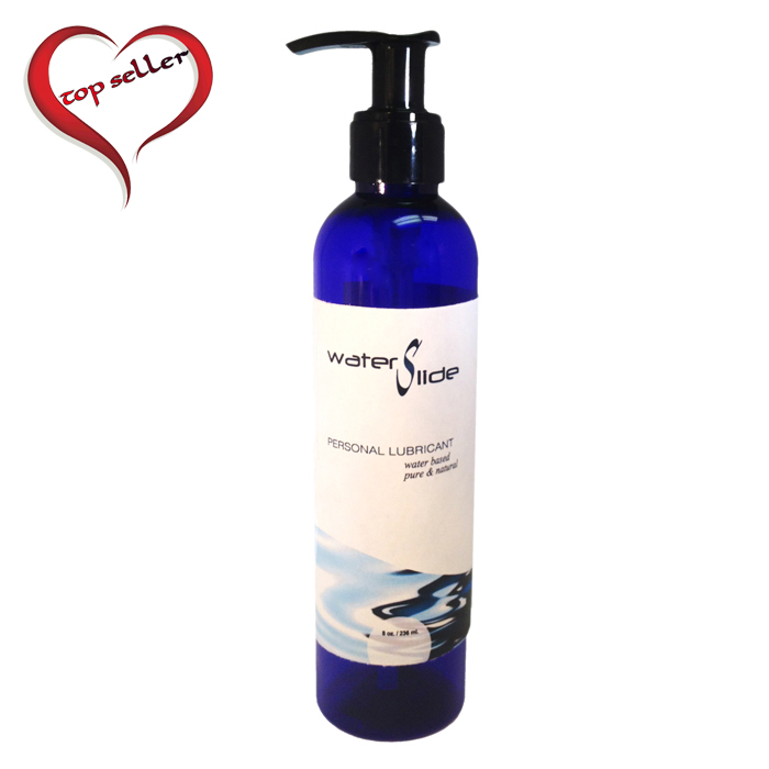 Earthly Body 8 oz. Waterslide All Natural Lubricant Pump Bottle