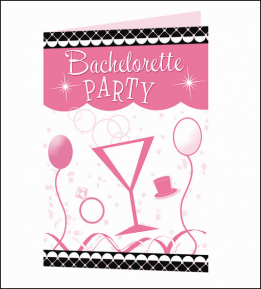 Hott Products Bachelorette Party Invitation Cards 10 Pack