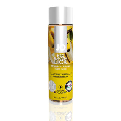 System JO JO Flavored Lubricant 4 oz Banana Lick