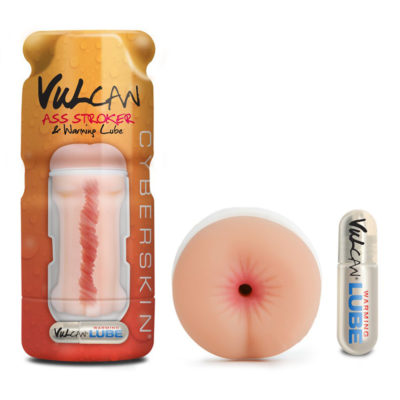 Cyberskin Vulcan Ass Stroker with Warming Lube