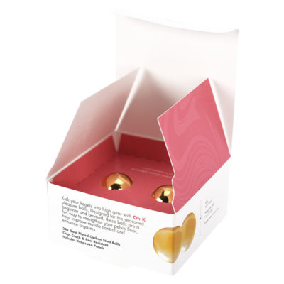 Classic Erotica Oh K Pleasure Balls 24K Gold Plated