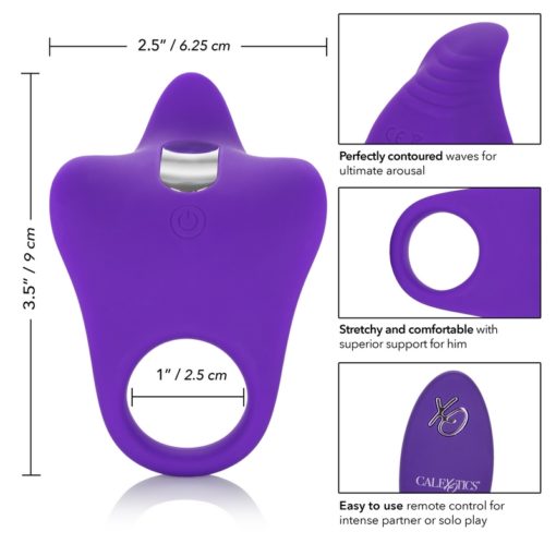 California Exotics Silicone Remote Orgasm Ring - Image 3