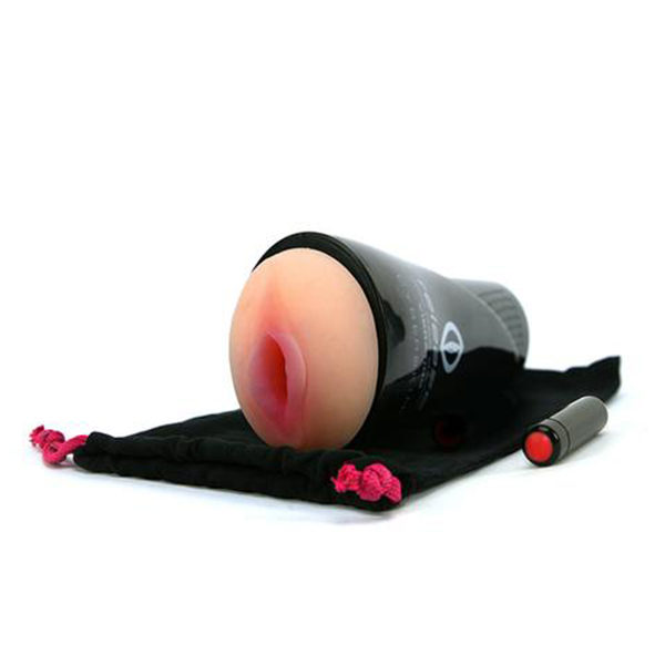 CyberSkin® Release™ Deep Pussy Stroker Vibrating Flesh - Image 3