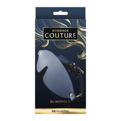 NS Novelties Bondage Couture Blind Fold  - Blue