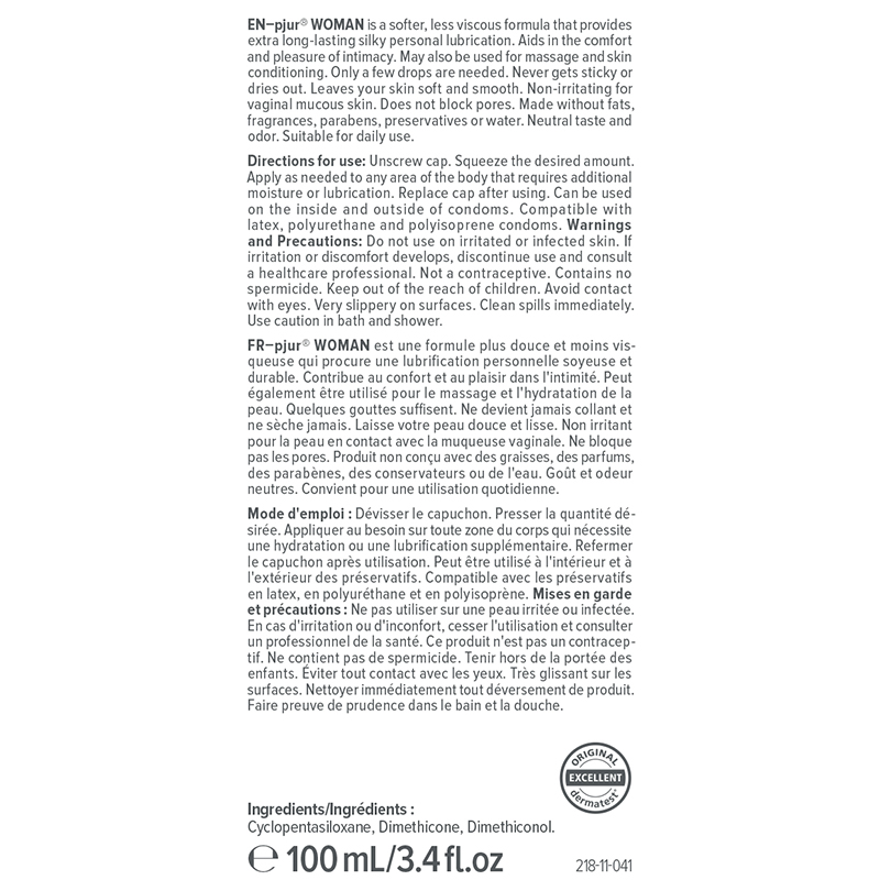 Pjur 100 ml Woman Silicone-Based - Image 2