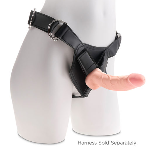 King Cock Plus 8” Triple Density Cock with Balls -  Beige - Image 4