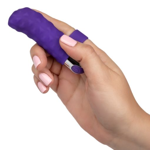 California Exotics Intimate Play Rechareable Finger Teaser  - Purple - Image 6