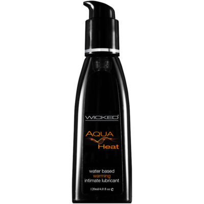 Wicked Sensual Care 4 oz Aqua Heat Warming Sensation Lube