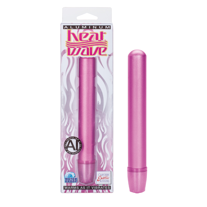 California Exotics Aluminum Heat Wave Slender Massager - Pink