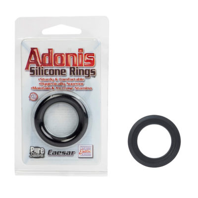 California Exotics Adonis Silicone Ring Caesar -  Black