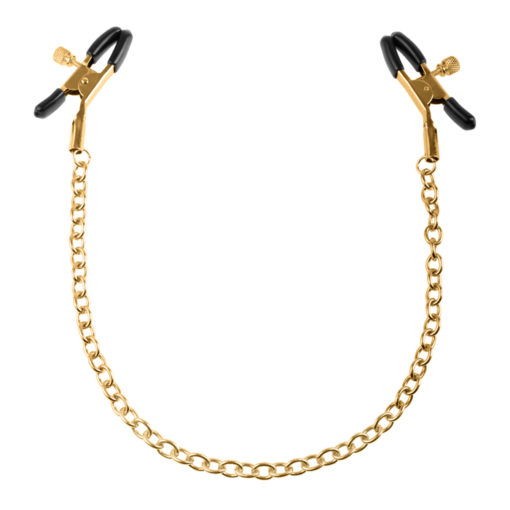Fetish Fantasy Gold Chain Nipple Clamps - Image 3