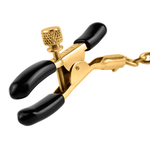 Fetish Fantasy Gold Chain Nipple Clamps - Image 4