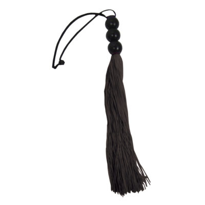 Sex and Mischief Small 10” Rubber Whip Black