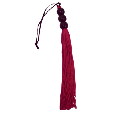 Small 10” Rubber Whip Red