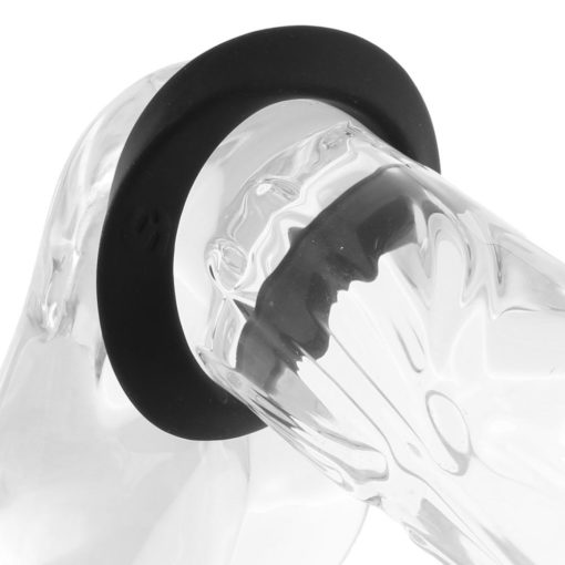 SONO No.84 Medium Silicone Cock Ring - Black - Image 3