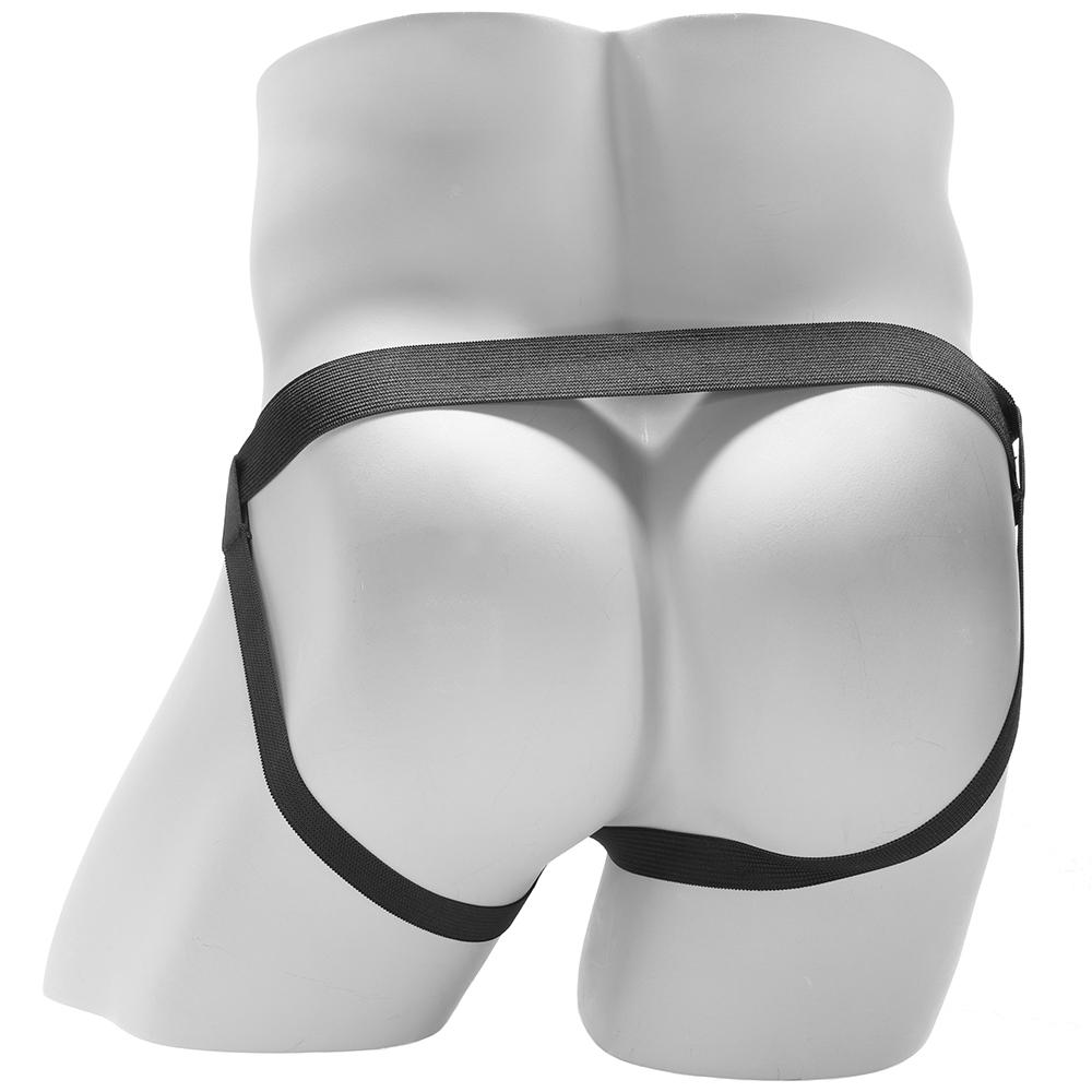 Ouch! Hollow Curved Strap-On - Red - Image 4